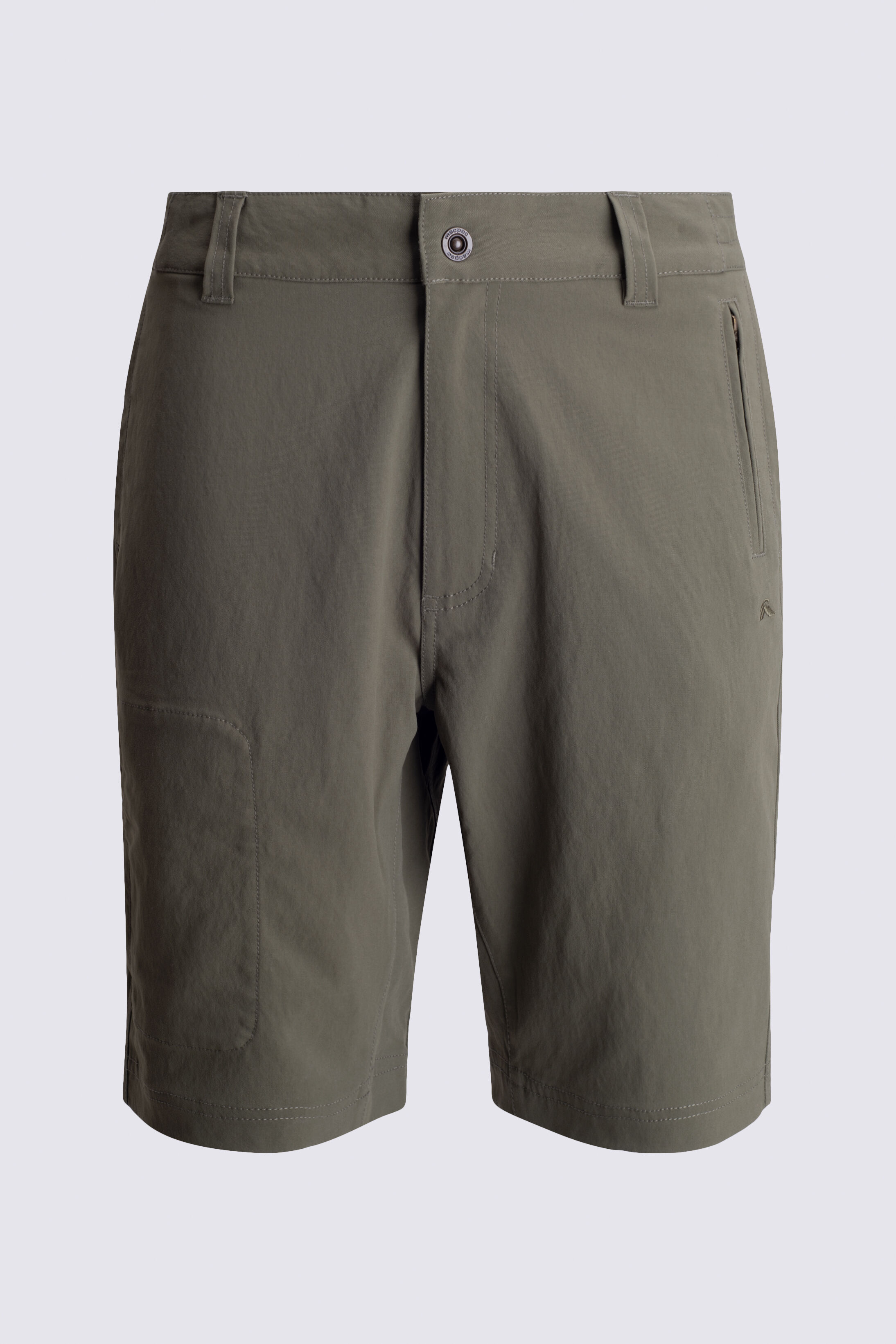 Gray khaki shorts top