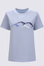 Macpac Women's McIntyre Mountains Fairtrade Organic Cotton Short Sleeve T-Shirt, Zen Blue, hi-res