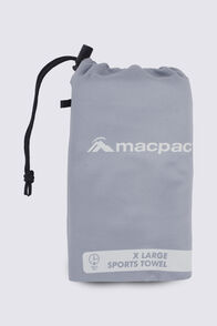 Macpac Sports Towel XL, Charcoal, hi-res