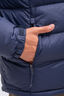 Macpac Men's Halo Hooded Down Jacket ♺, Navy Iris/Red Ochre, hi-res