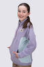Macpac Kids' Heritage Fleece Pullover, Lavender grey/Blue Haze, hi-res