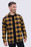 Macpac Men's Sutherland Slim Flannel Shirt, Cumin Check, hi-res
