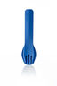 humangear GoBites Duo Fork and Spoon Set, Dark Blue, hi-res