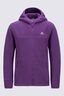 Macpac Kids' Mini Mountain Fleece Hoodie, Plum, hi-res