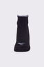 Macpac Merino Quarter Sock, Charcoal Melange, hi-res
