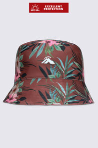 Macpac Kids' Rash Bucket Hat, Burnt Sienna/Odyssey, hi-res