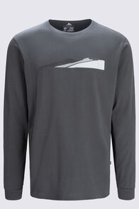 Macpac Men's Mountain to Sea Fairtrade Organic Cotton Long Sleeve T-Shirt, Urban Chic, hi-res