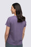 Macpac Women's Vintage Embroidered Fairtrade Organic Cotton Short Sleeve T-Shirt, Mulled Grape, hi-res