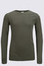 Macpac Kids' 220 Merino Long Sleeve Top, Four Leaf Clover, hi-res