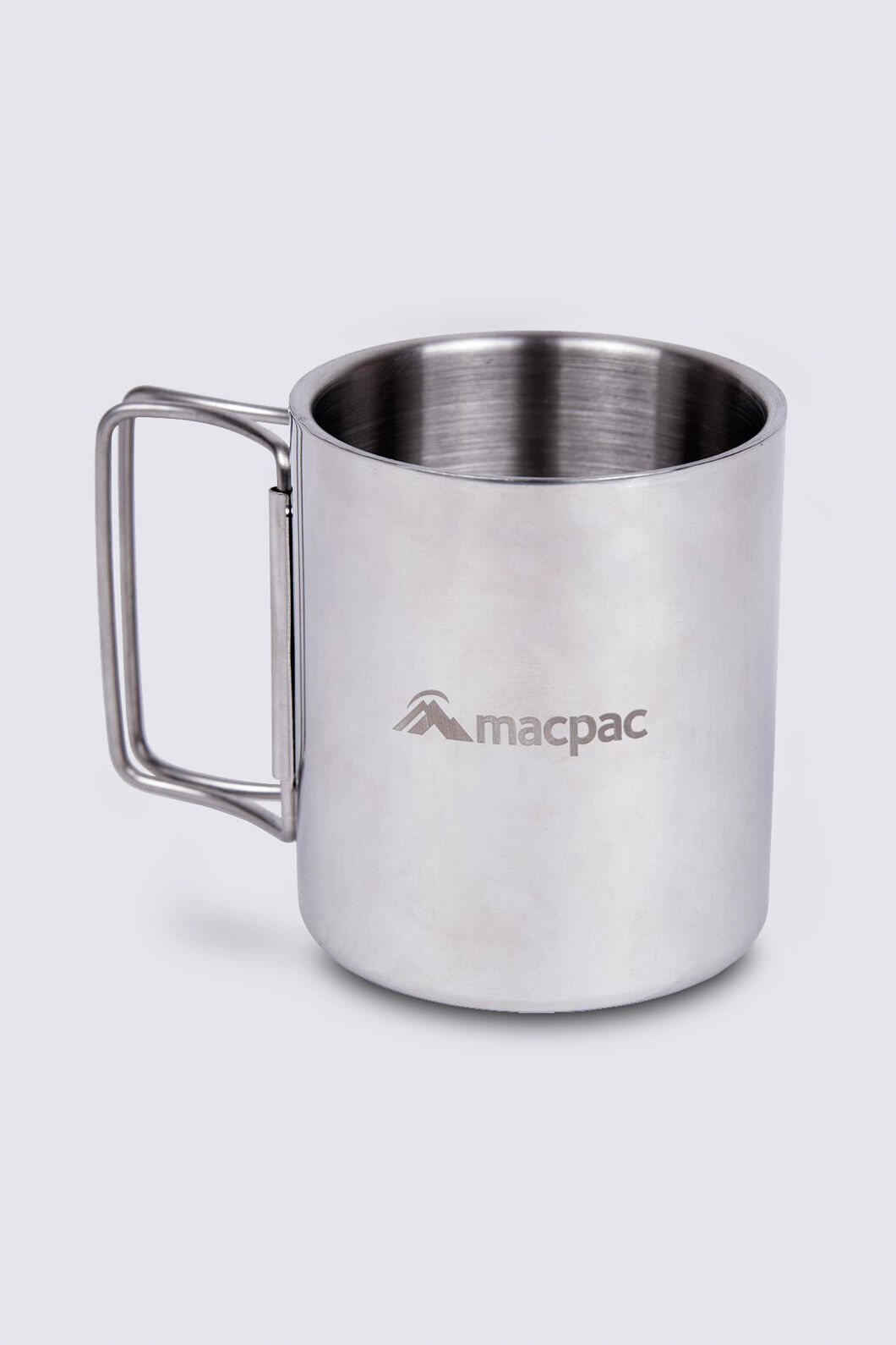 Macpac Stainless Steel Mug, Silver, hi-res