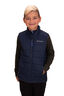 Macpac Kids' Pulsar Alpha Insulated Vest, Black Iris Print, hi-res
