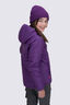 Macpac Kids' Pulsar Alpha Hooded Insulated Jacket, Plum/Print, hi-res