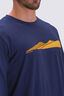Macpac Men's Mtn to Sea Long Sleeve T-Shirt, Naval Academy, hi-res