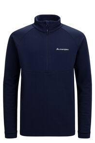Macpac Kids' 280 Merino Pullover, Navy, hi-res