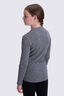 Macpac Kids' 220 Merino Long Sleeve Top, Mid Grey Marle, hi-res