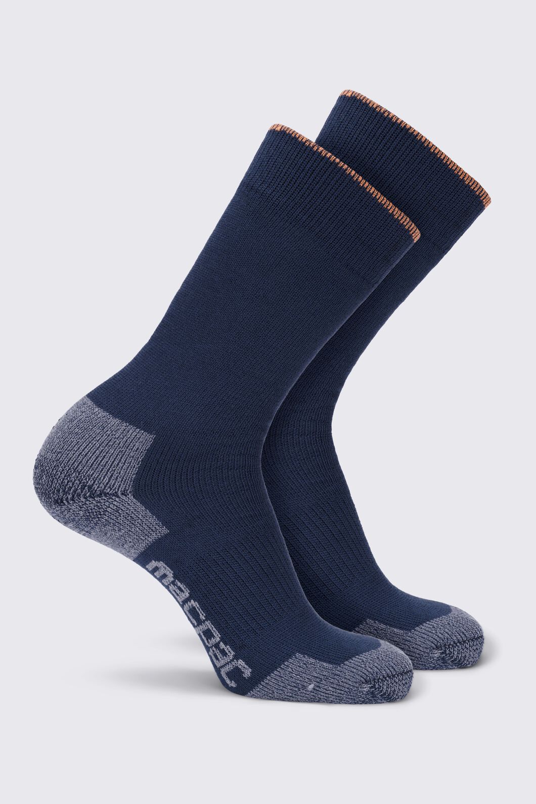 Macpac Thermal Sock &mdash; 2 Pack, Black Iris/Black Iris, hi-res