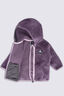 Macpac Baby Acorn Fleece Jacket, Black Plum, hi-res