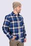 Macpac Men's Sutherland Flannel Shirt, Ensign Blue Plaid, hi-res