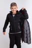 Macpac Kids' Mini Mountain Fleece Jacket, Black/High RIse, hi-res