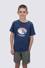 Macpac Kids' Wilderness Equipment Fairtrade Organic Cotton Short Sleeve T-Shirt, Oceana, hi-res