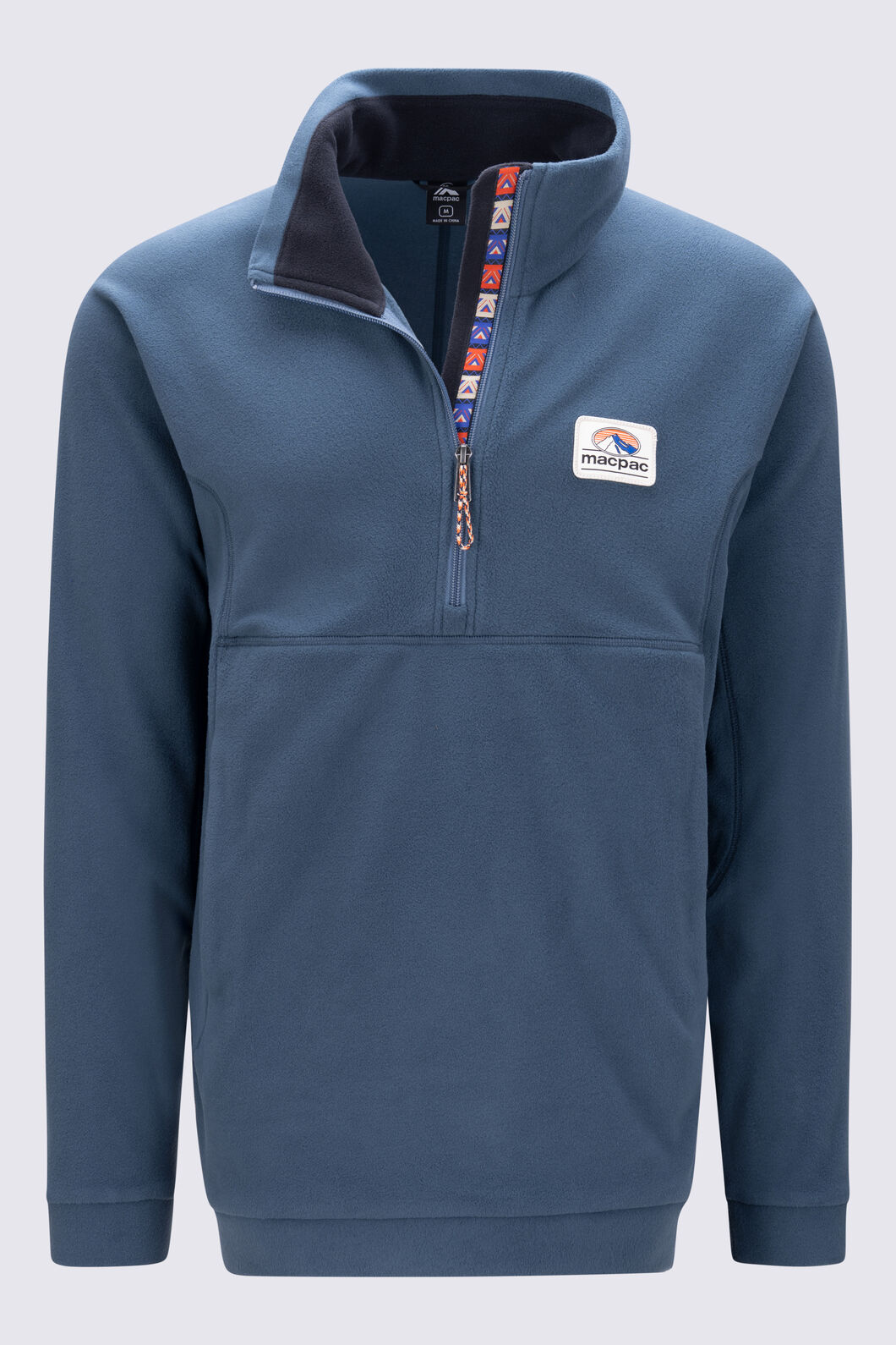 Macpac Men&rsquo;s Heritage Fleece Pullover, Midnight Navy, hi-res