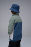 Macpac Kids&rsquo; Heritage Fleece Pullover, Ensign Blue/Hedge Green, hi-res