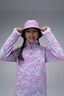 Macpac Kids' Winger Reversible Bucket Hat, African Violet/Dark Gull Grey, hi-res