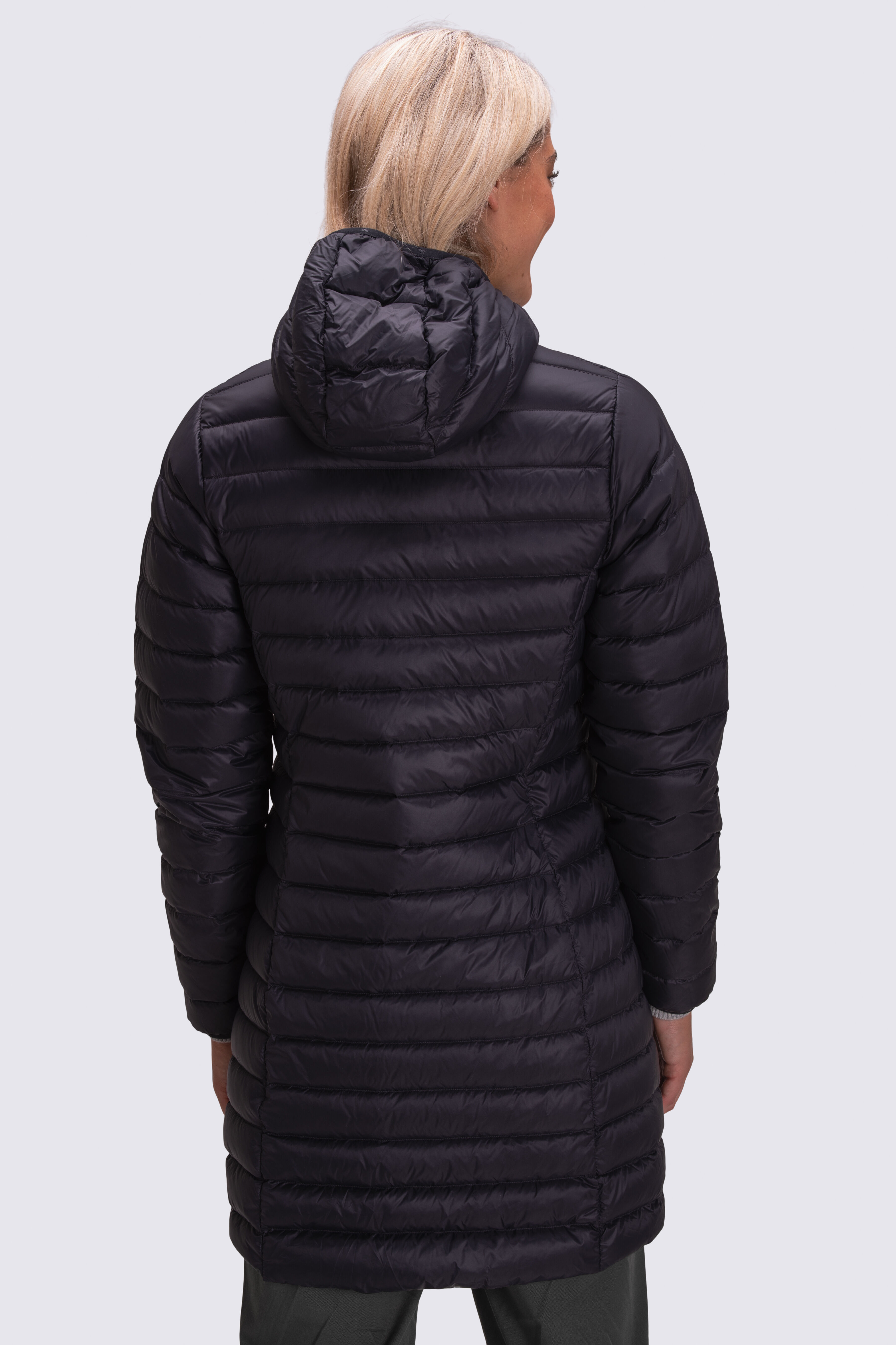 Uber Light Hooded Down Coat — Women's 