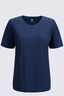 Macpac Women's Riley T-Shirt, Navy Iris Marle, hi-res