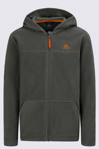 Macpac Kids' Ruru Fleece Jacket, Beetle, hi-res