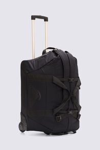 Macpac 80L Wheeled Duffel Bag, Black/Black, hi-res