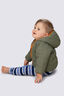 Macpac Baby Pulsar Hooded Insulated Jacket, Four Leaf Clover/Overland Trek, hi-res