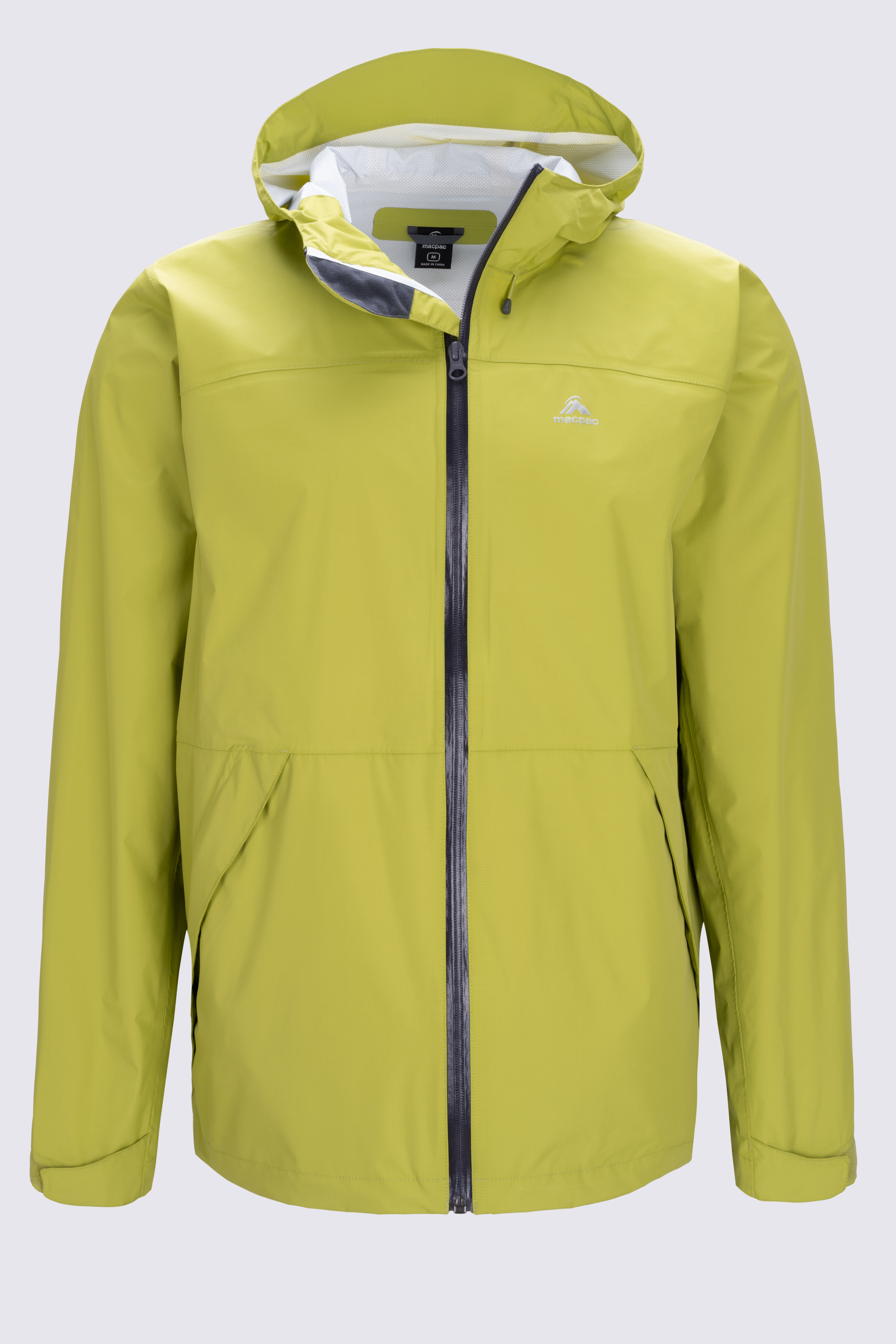 Seam sealed top rain jacket