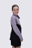 Macpac Kids' Moonlight Merino Jacket, Lavender Gray/Charcoal Marle, hi-res