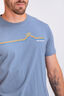 Macpac Men's Mountain Beat T-Shirt, Blue Mirage, hi-res