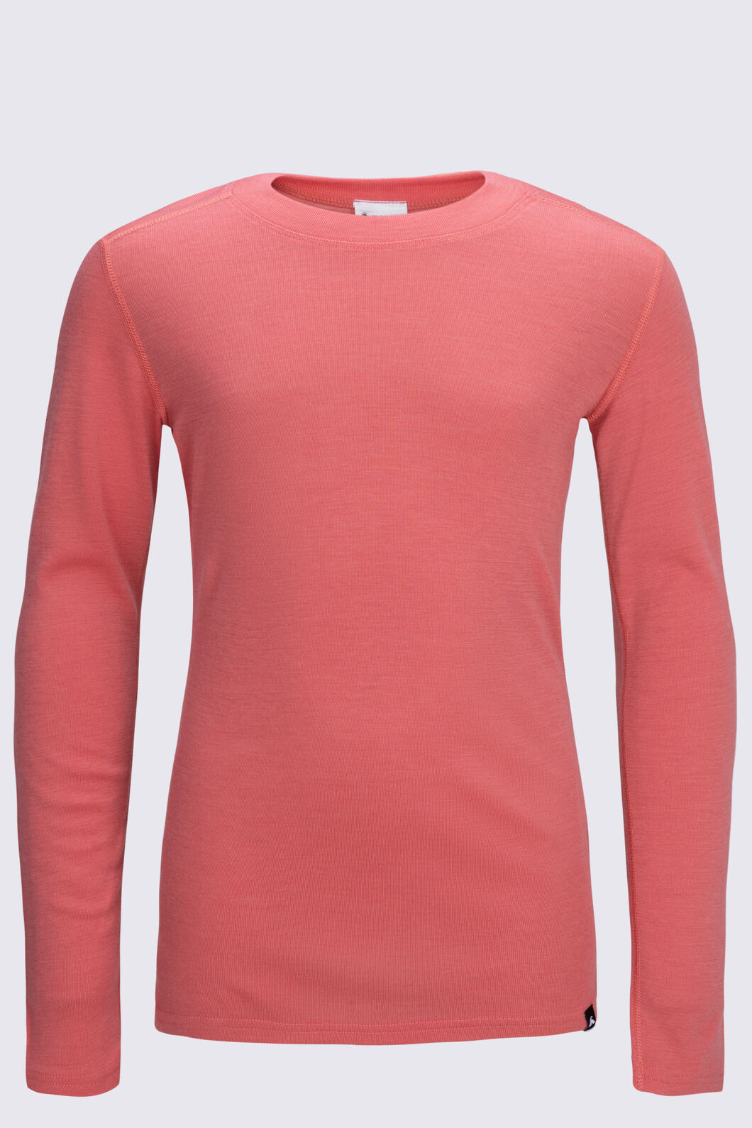 Macpac Kids' 220 Merino Long Sleeve Top, Faded Rose, hi-res
