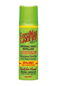 Bushmans Plus Insect Repellent with Sunscreen - Aerosol 150 g, None, hi-res