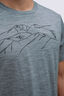Macpac Taylor Range 180 Merino T-Shirt, Grey Marle, hi-res
