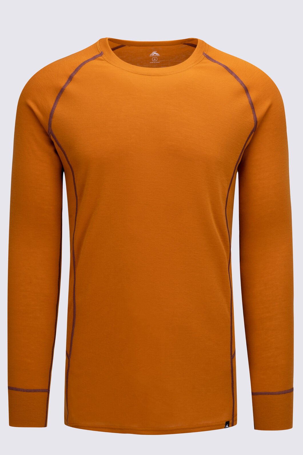 Macpac Men's Geothermal Long Sleeve Top, Pumpkin Spice, hi-res