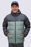 Macpac Men's Halo Hooded Down Jacket ♺, Chinois Green/Forged Iron, hi-res