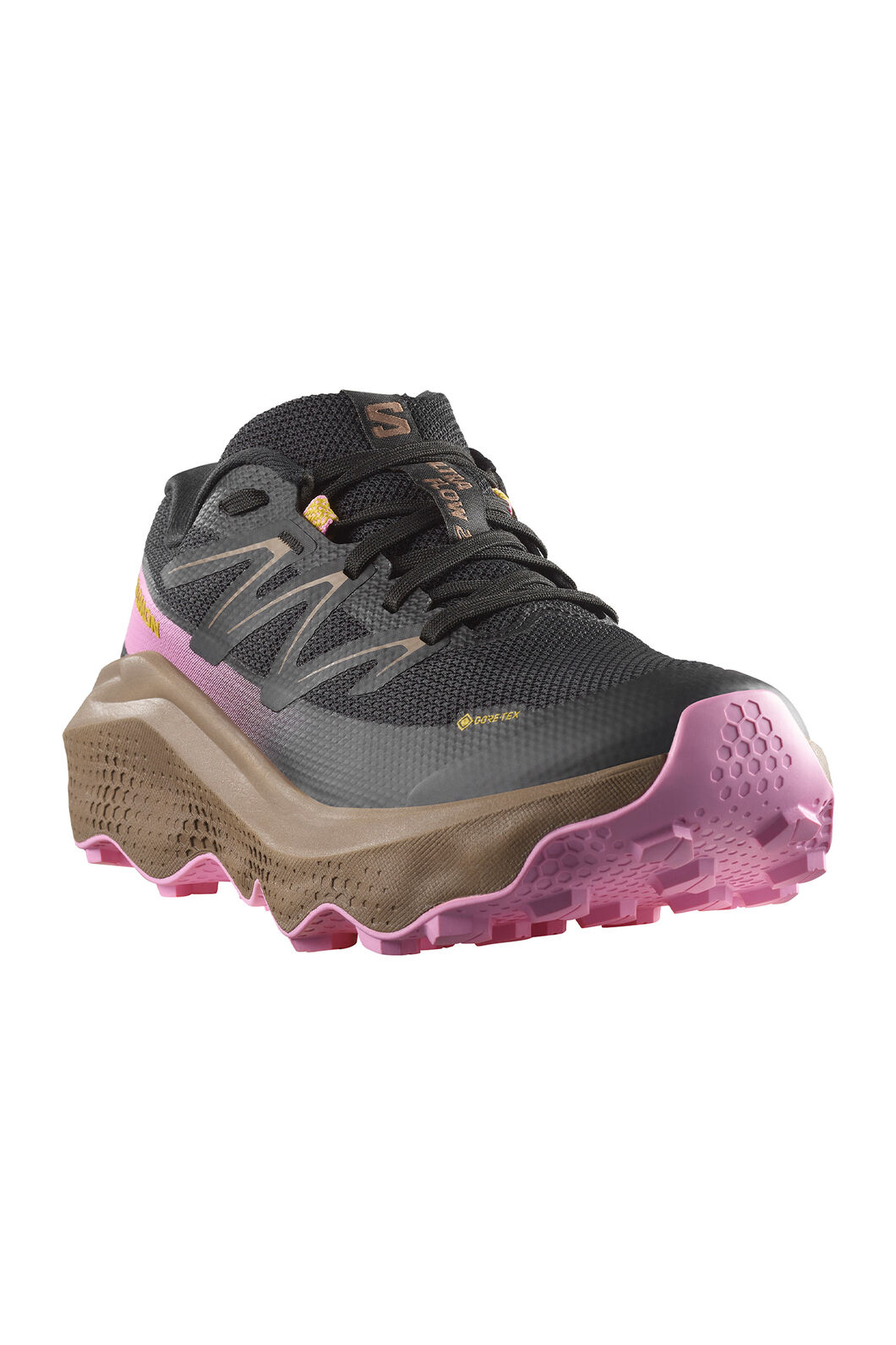 Salomon Women’s Ultra Flow 2 GTX, Black/Iron/Cyclamen, hi-res