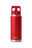 YETI&reg; Rambler&reg; Bottle with Straw Cap &mdash; 26 oz, Rescue Red, hi-res
