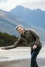 Macpac Mens Mountain Hooded Fleece Jacket, Beluga, hi-res