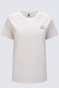 Macpac Women's Vintage Embroidered Fairtrade Organic Cotton T-Shirt, Tofu, hi-res