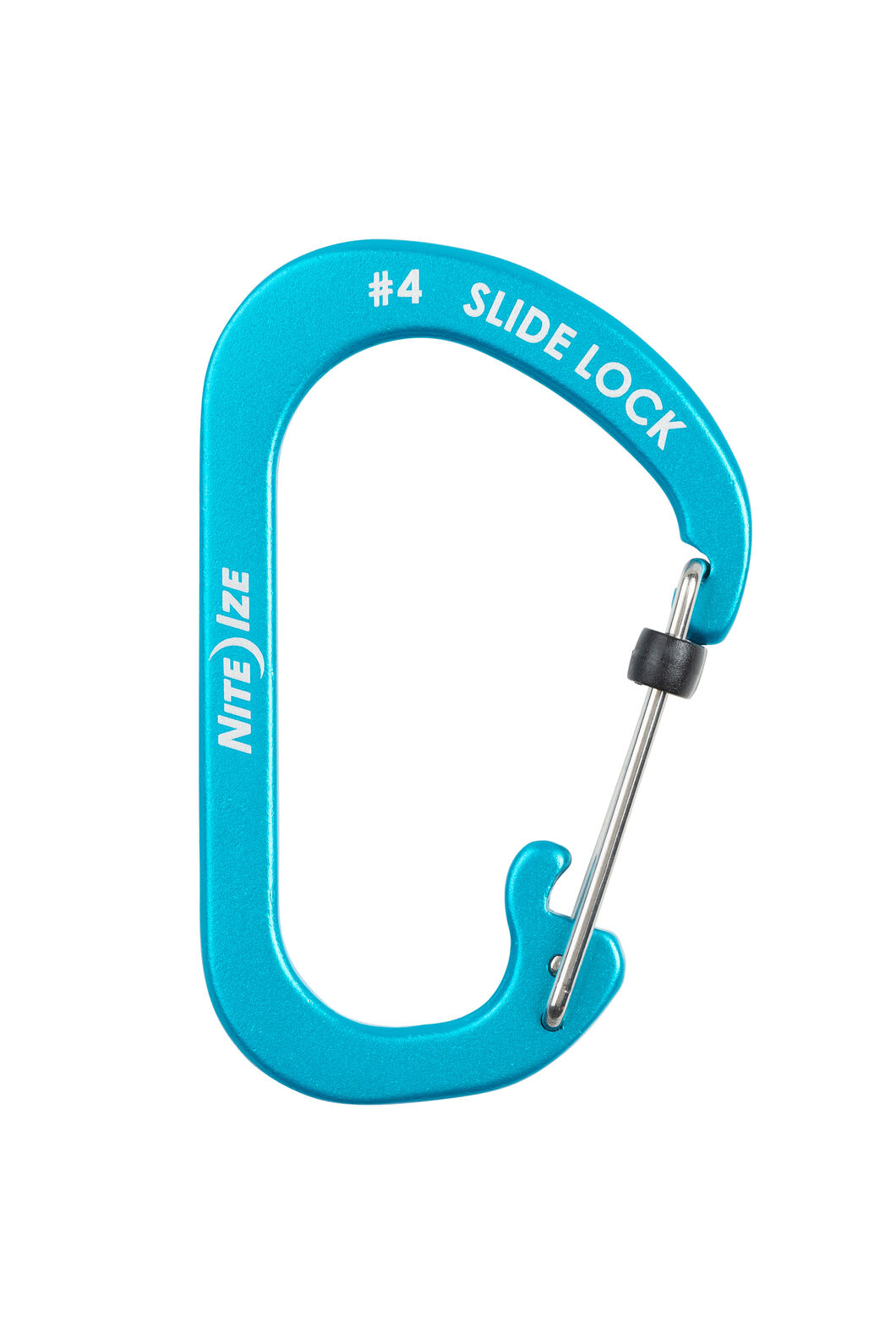 Nite Ize SlideLock Aluminium Carabiner #4, Blue, hi-res