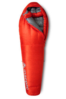 Macpac Standard Serac 1000 Down Sleeping Bag (-17°C), Cherry Tomato