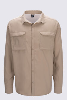 Macpac Men's brrr&deg; Long Sleeve Shirt, Cornstalk