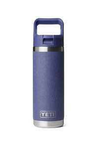 YETI® Rambler® Bottle with Straw Cap — 18 oz, Moon Dust, hi-res