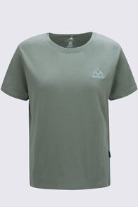Macpac Women's Vintage Embroidered Fairtrade Organic Cotton Short Sleeve T-Shirt, Laurel Wreath, hi-res