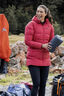 Macpac Women's Aurora Hooded Down Coat, American Beauty, hi-res
